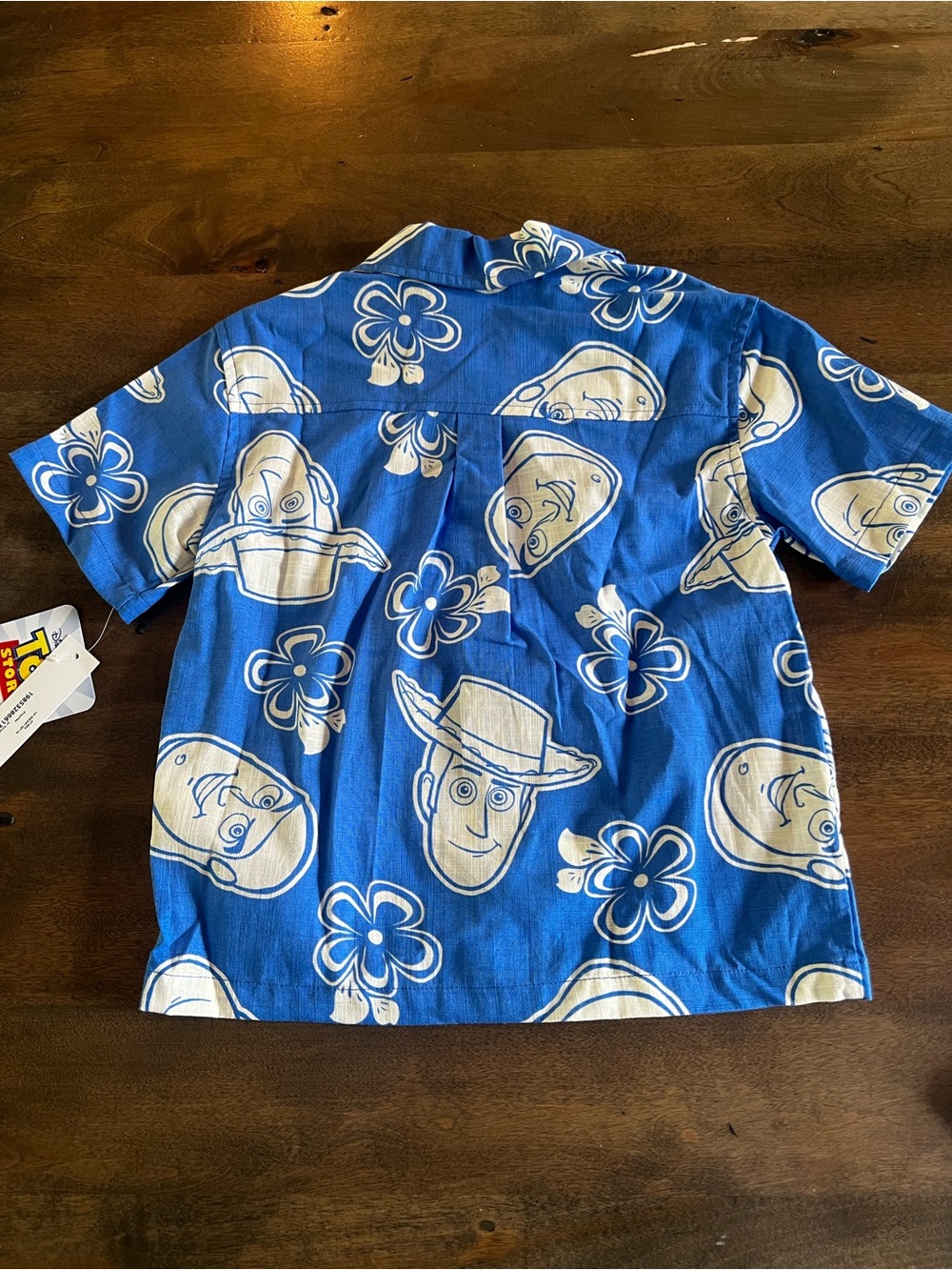 Disney Pixar Toy Story Boys 4T Hawaiian Shirt Shorts Set Blue NWT - Picture 9 of 9